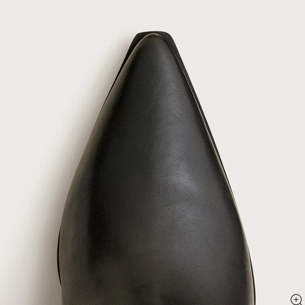 J.Crew new Stevie ankle boots in leather black size‎ 5.5